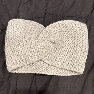 Cozy Gray Knit Headband